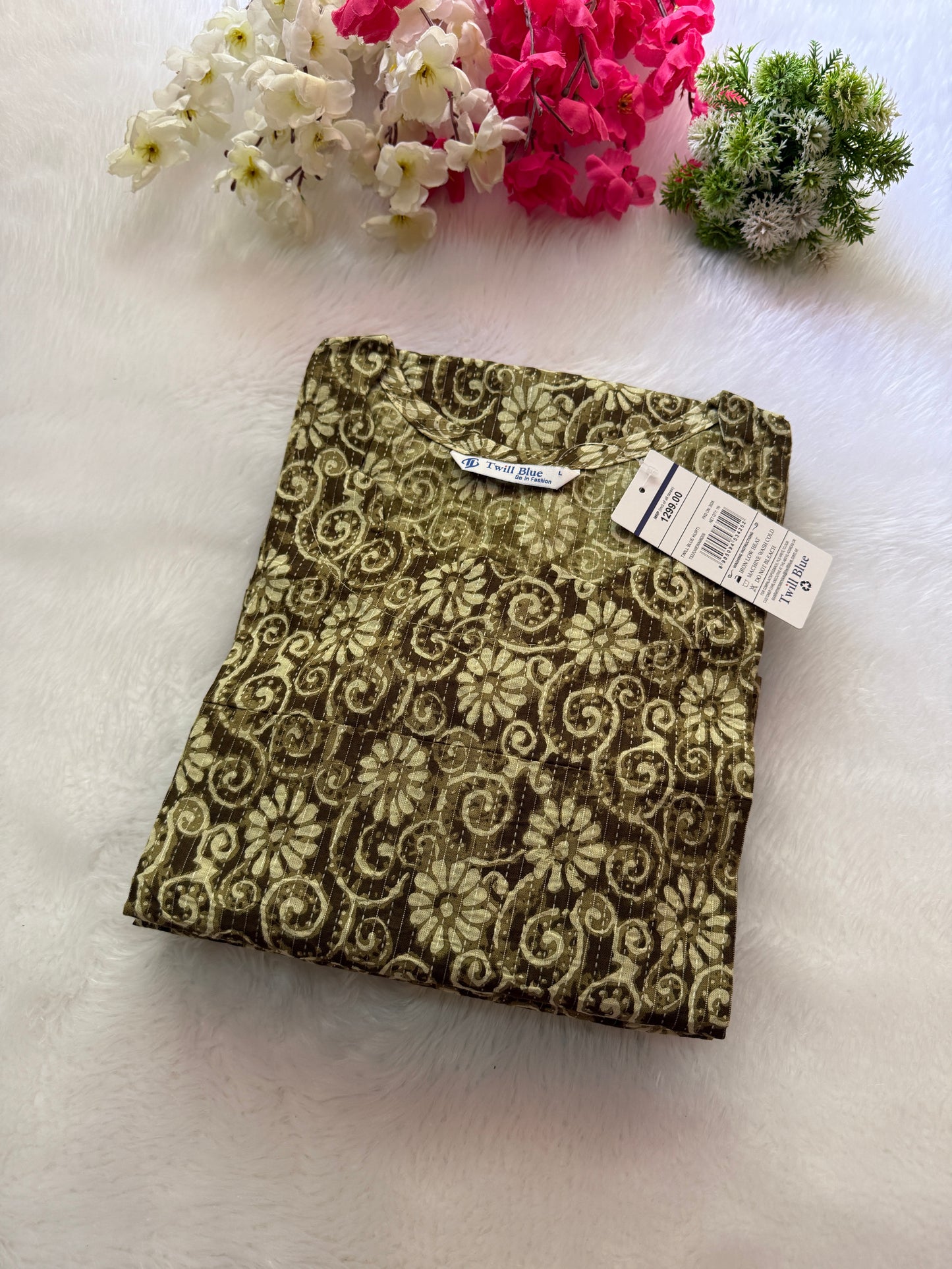 Digital Katha cotton Kurtis