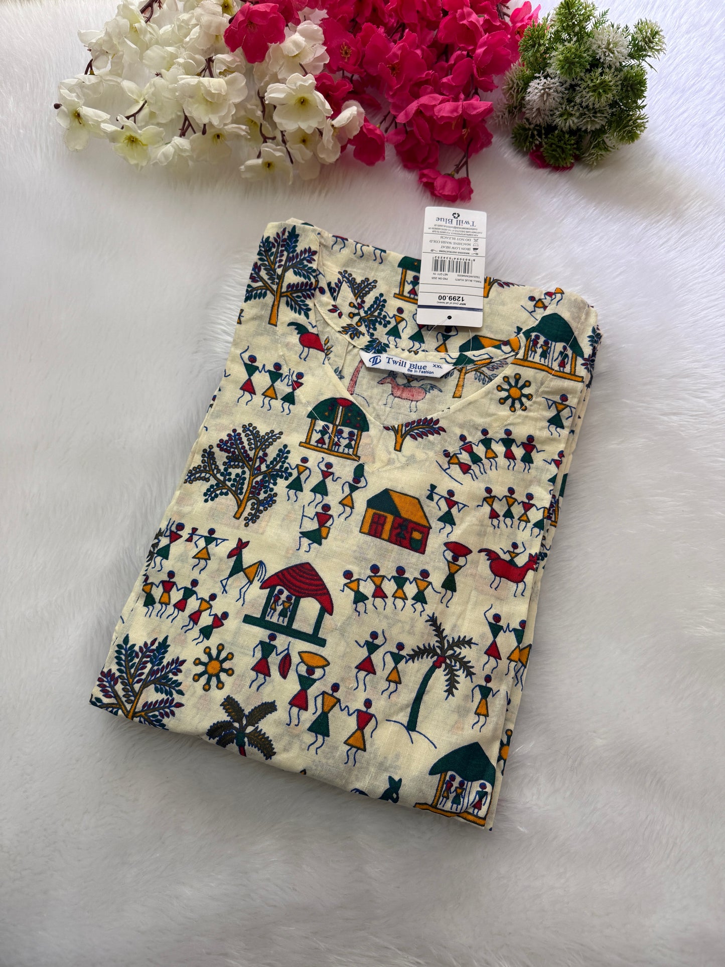 Kalamkari cotton Kurtis