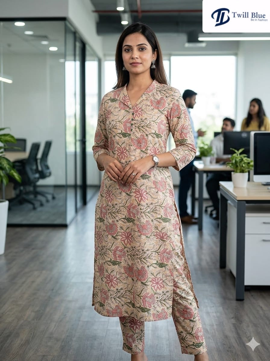 Kalamkari cotton co-ord sets