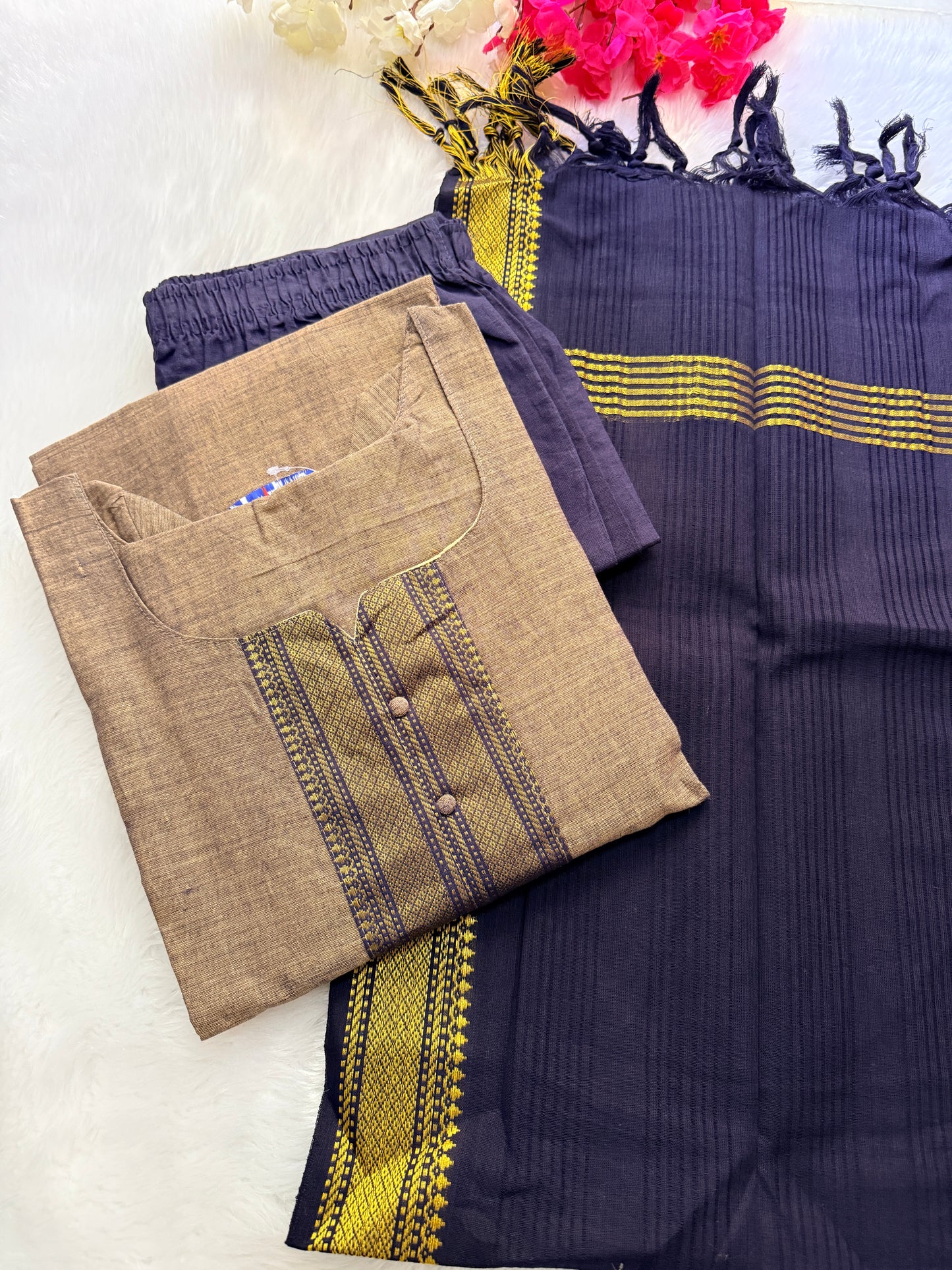 Chettinad cotton kurti pant sets