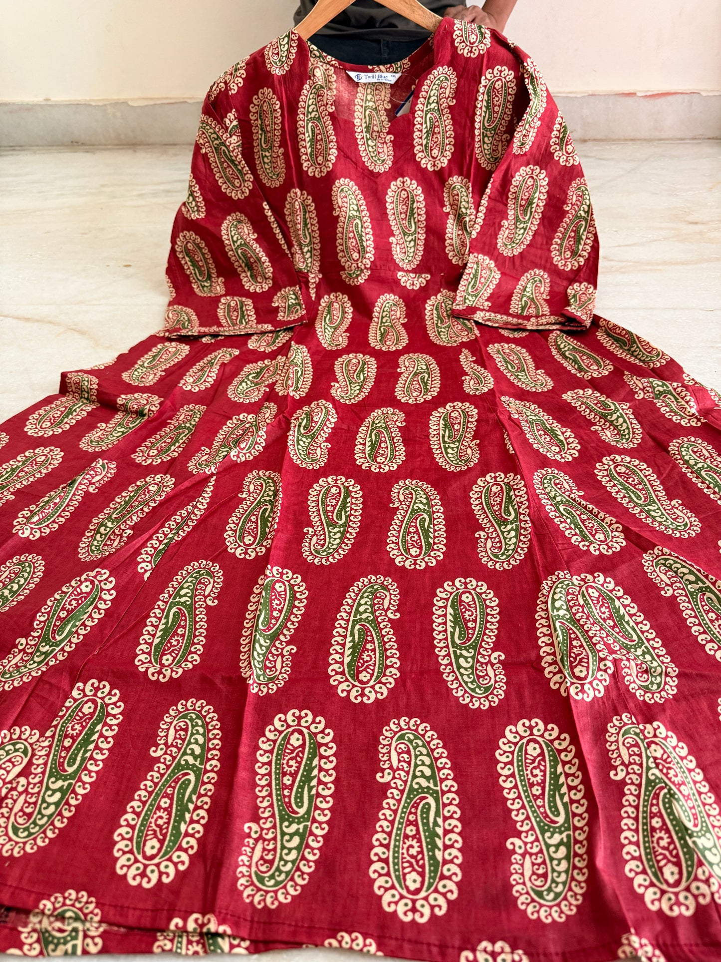 Cotton Anarkali gown