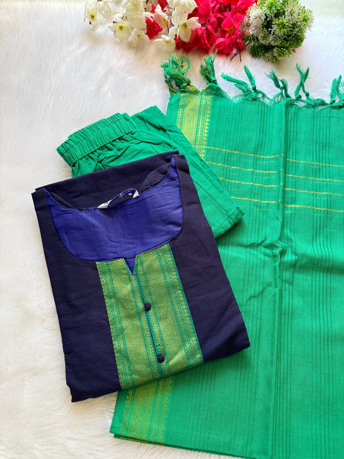 Chettinad cotton kurti pant sets