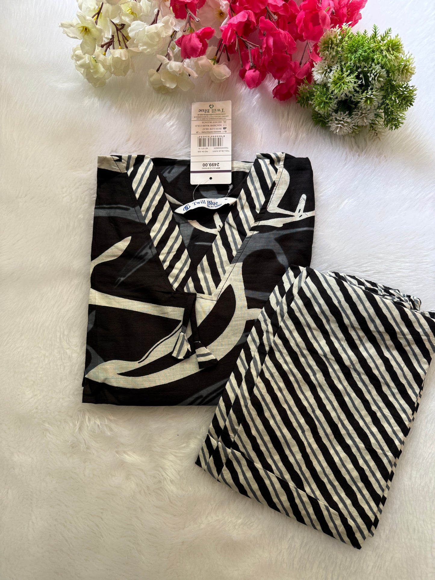 Kalamkari cotton Kurti pant sets