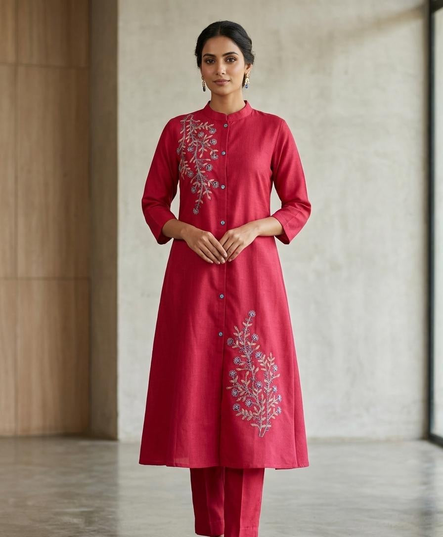 Avaasa aline kurti pant sets