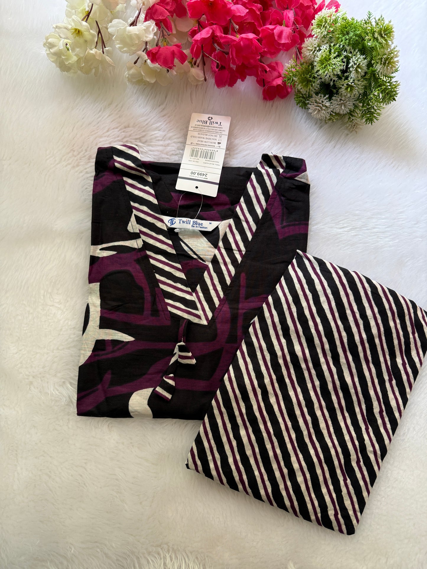 Kalamkari cotton Kurti pant sets
