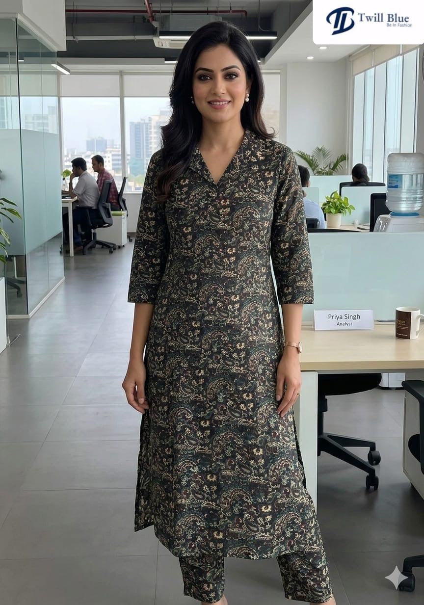 Kalamkari cotton co-ord sets