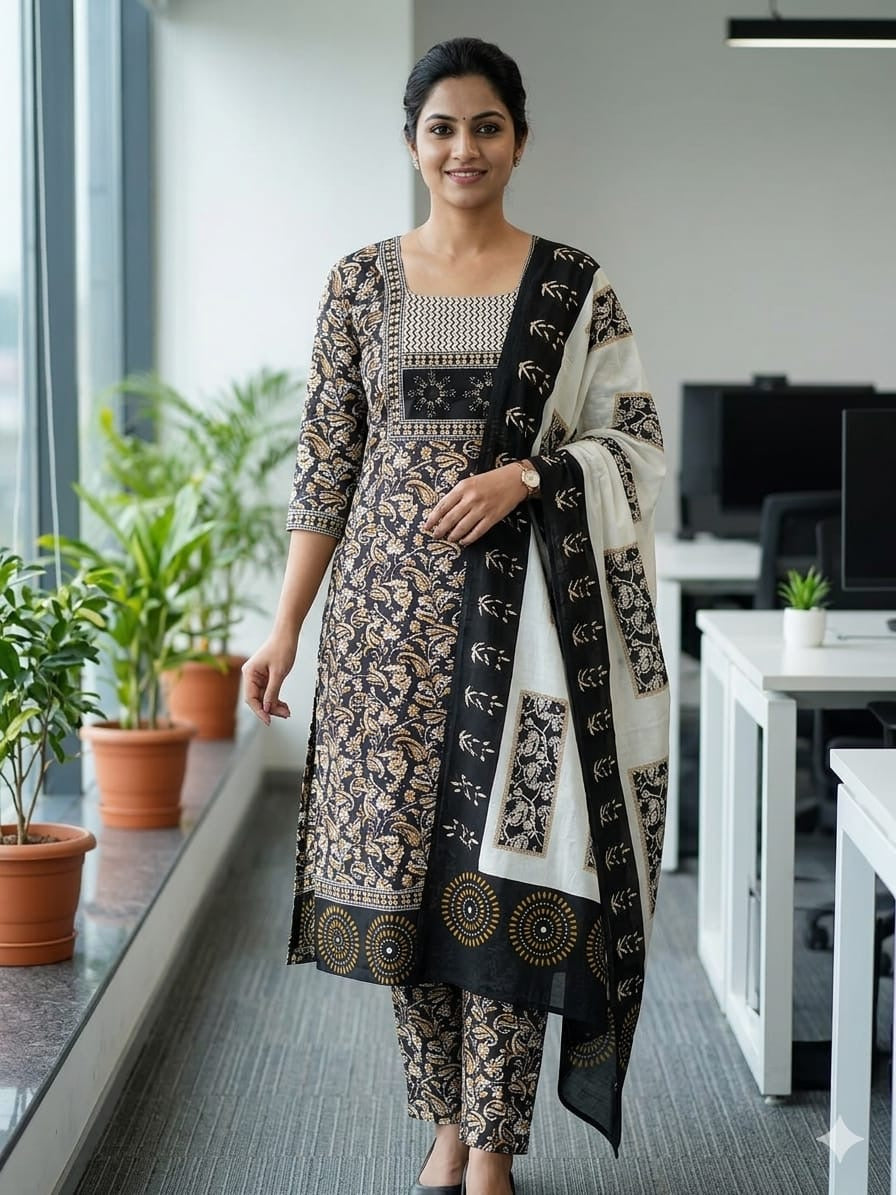 Kurti pant Duppata sets