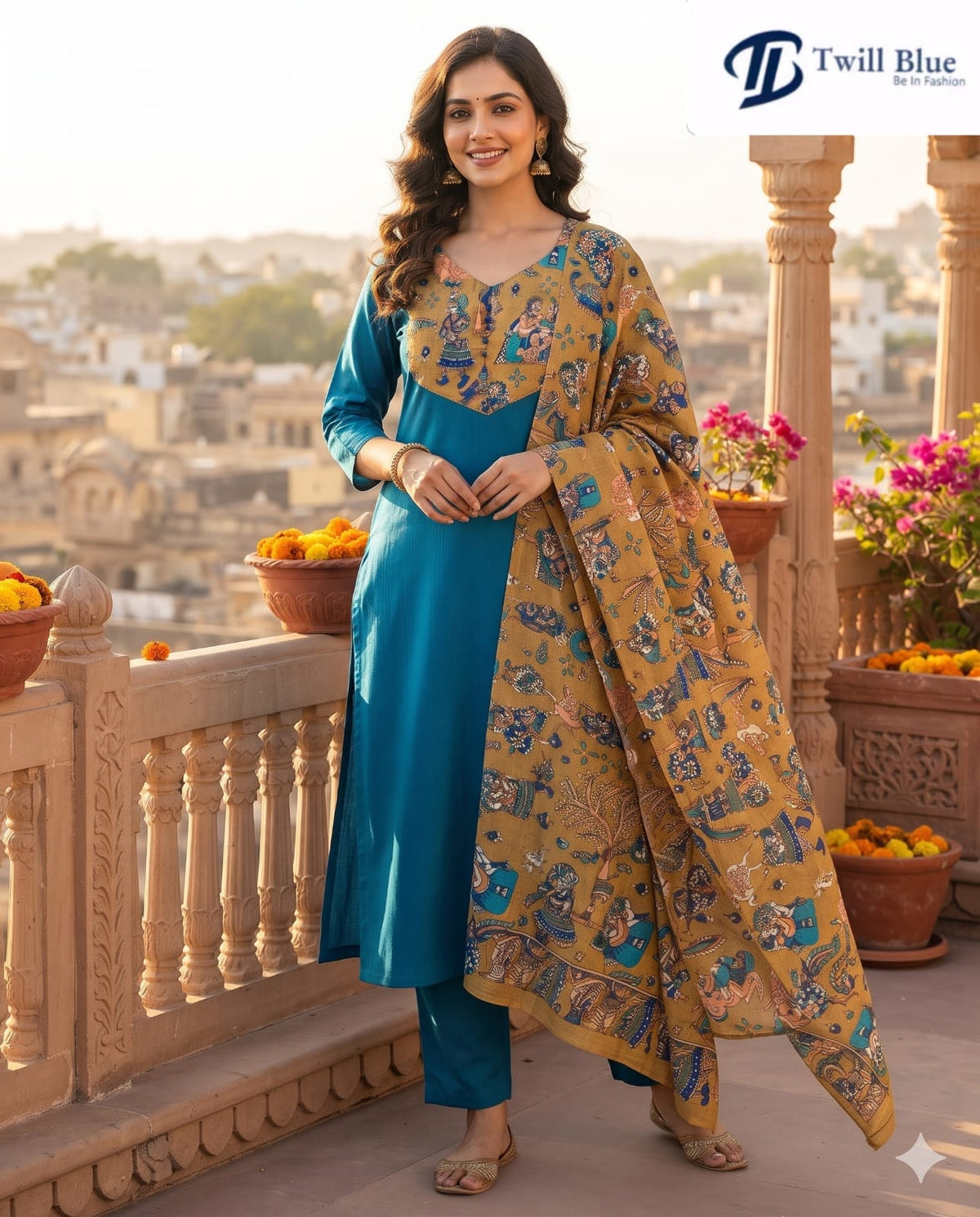Kurti pant Duppata sets
