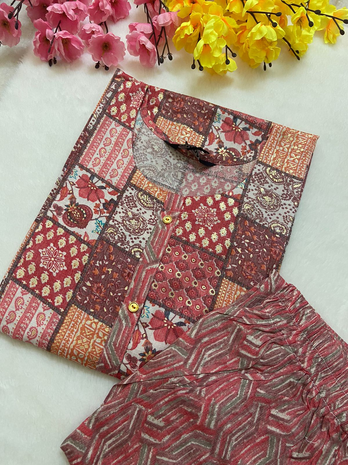kurti pant sets