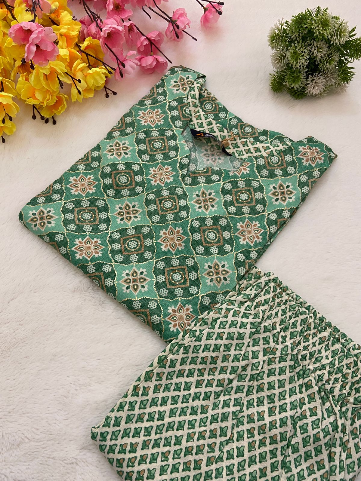kurti pant sets