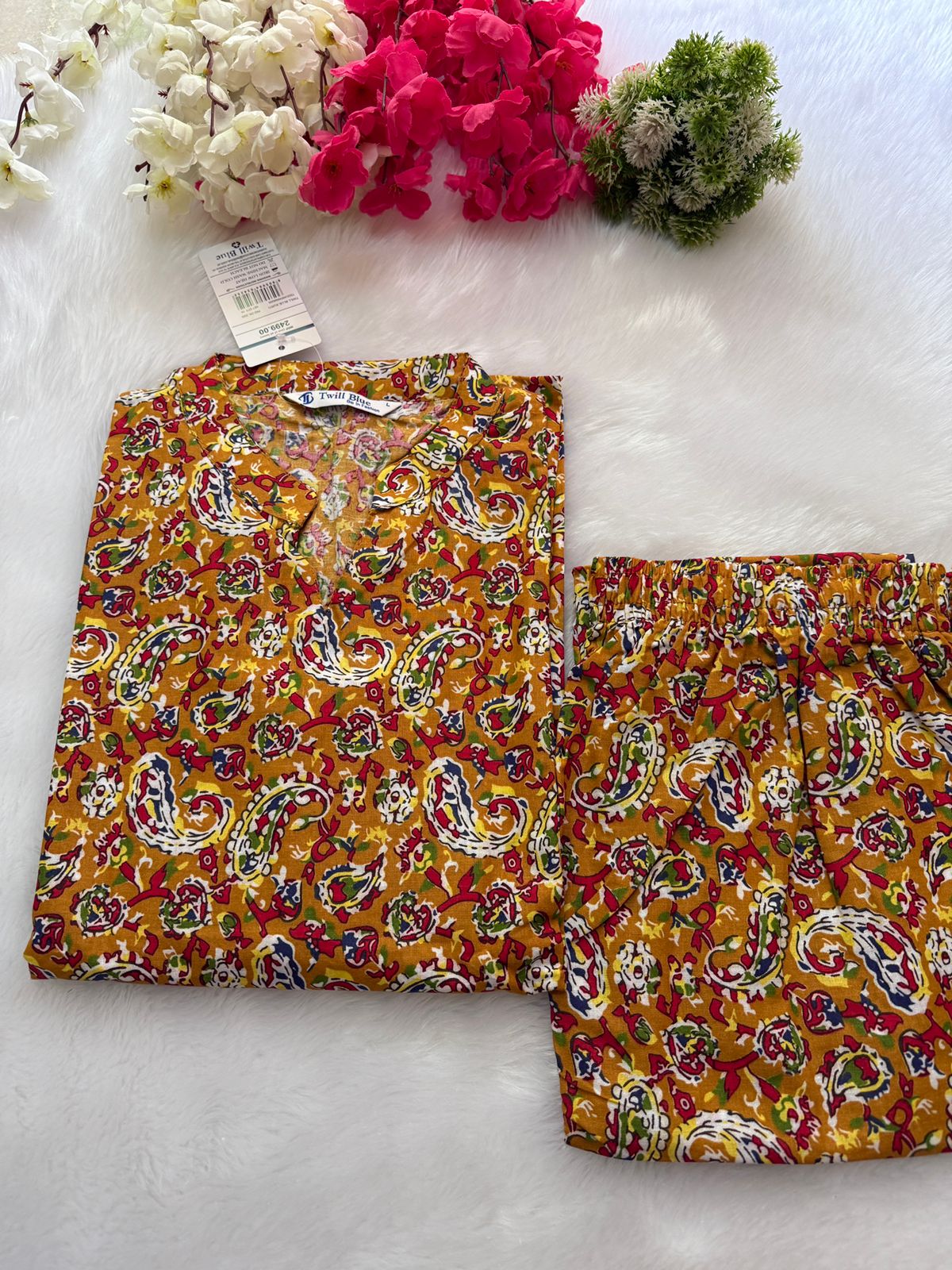 Kalamkari cotton co-ord sets