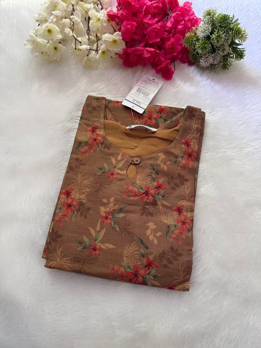 Silk tissue Kurtis