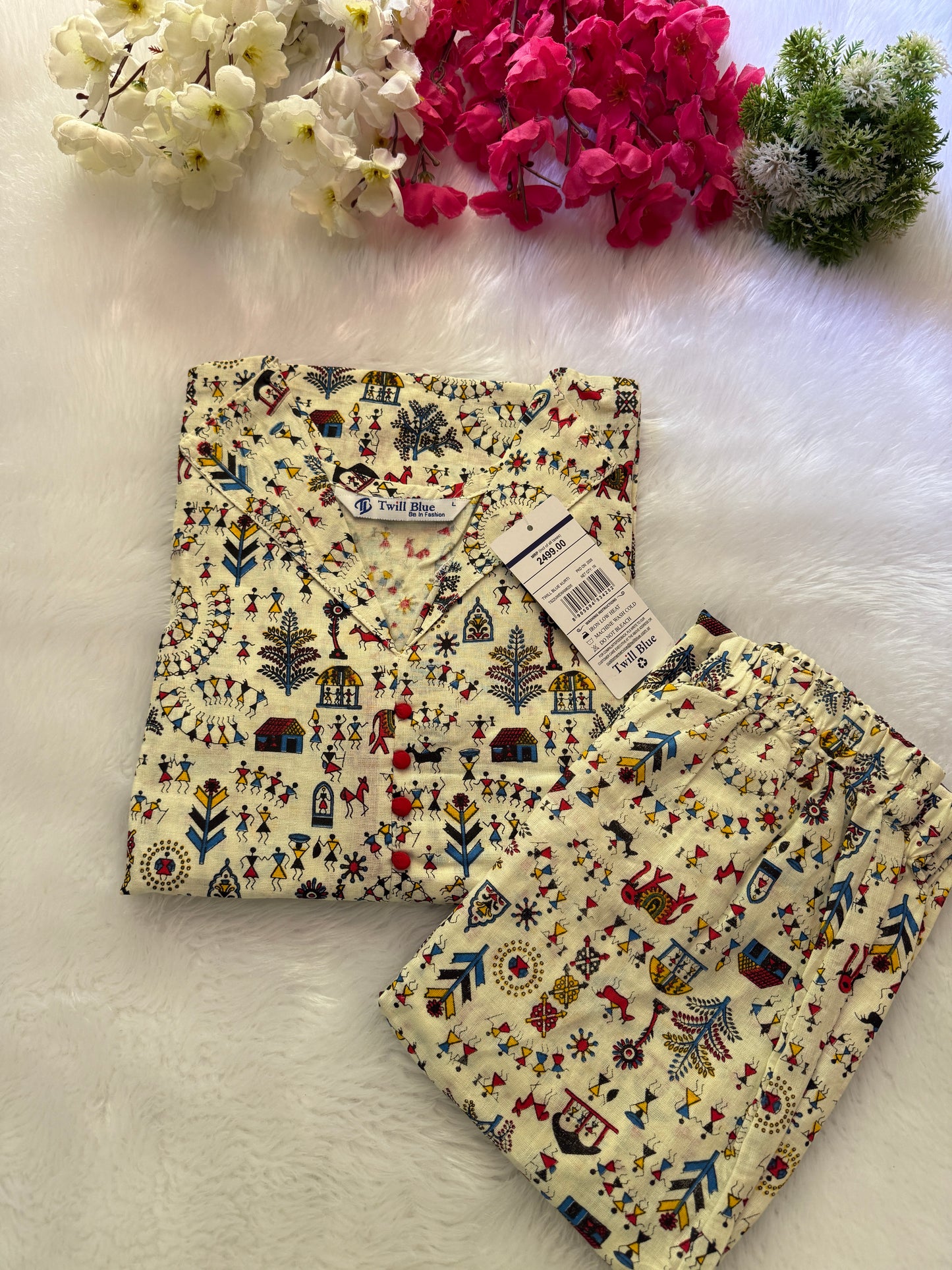 Kalamkari cotton co-ord sets