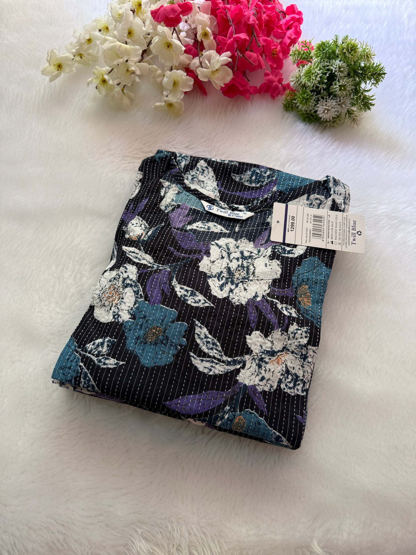 Digital katha cotton Kurtis