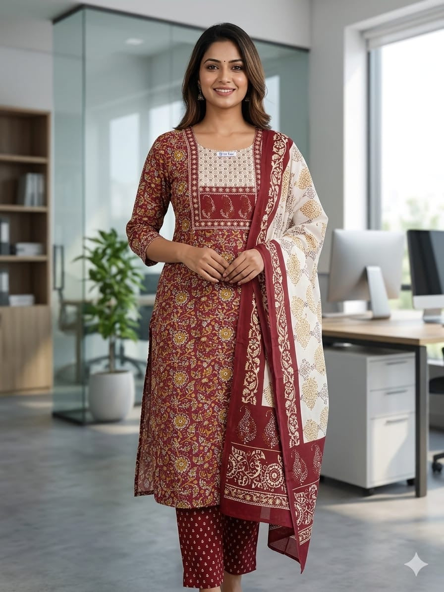 Kurti pant Duppata sets