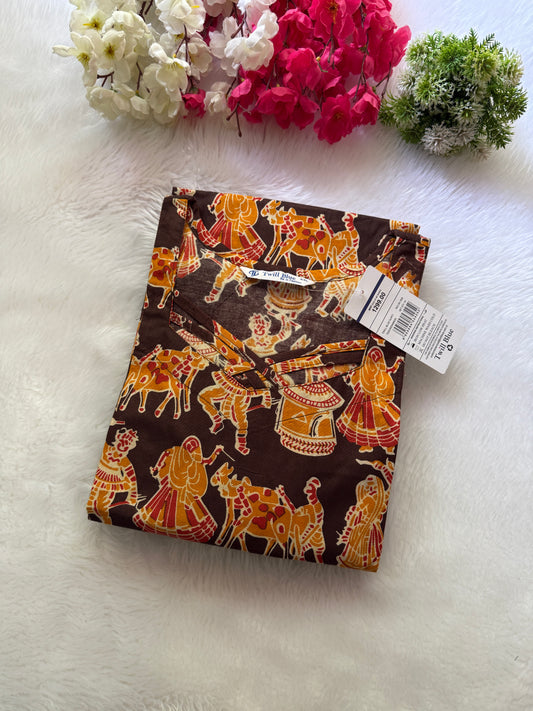 Kalamkari cotton Kurtis