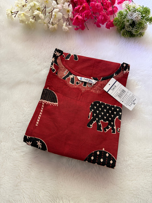 Kalamkari cotton Kurtis