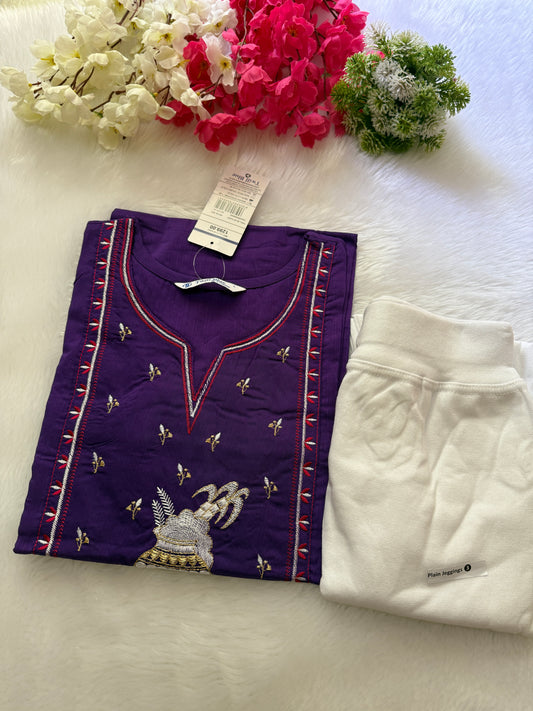 Kurti with jeggins combo