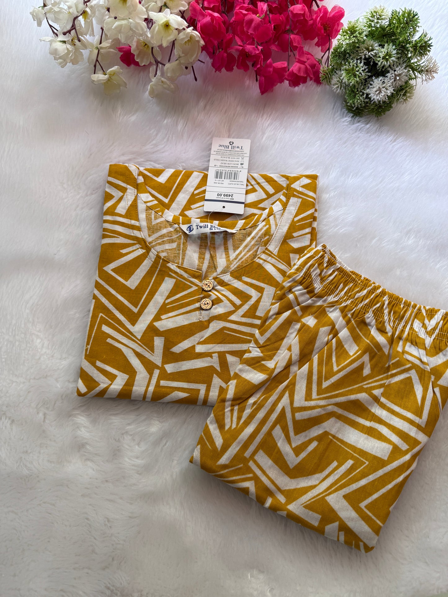 Kalamkari cotton Kurtis pant sets