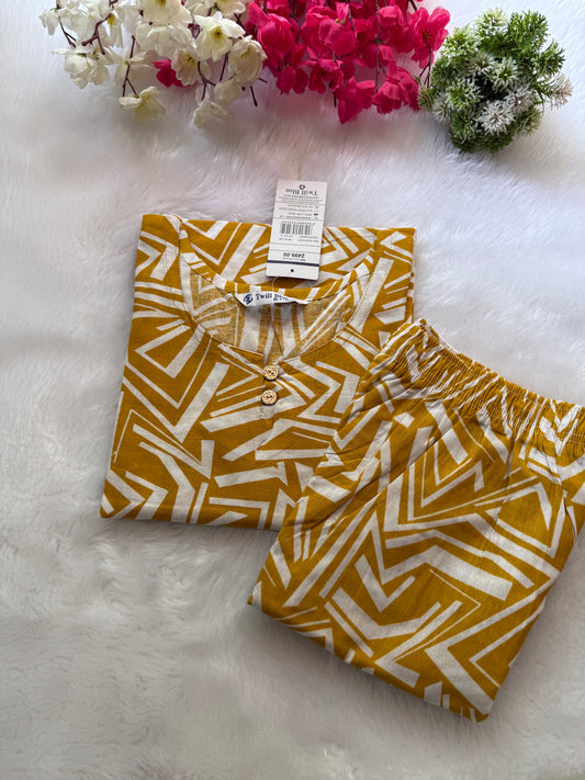 Kalamkari cotton Kurtis pant sets