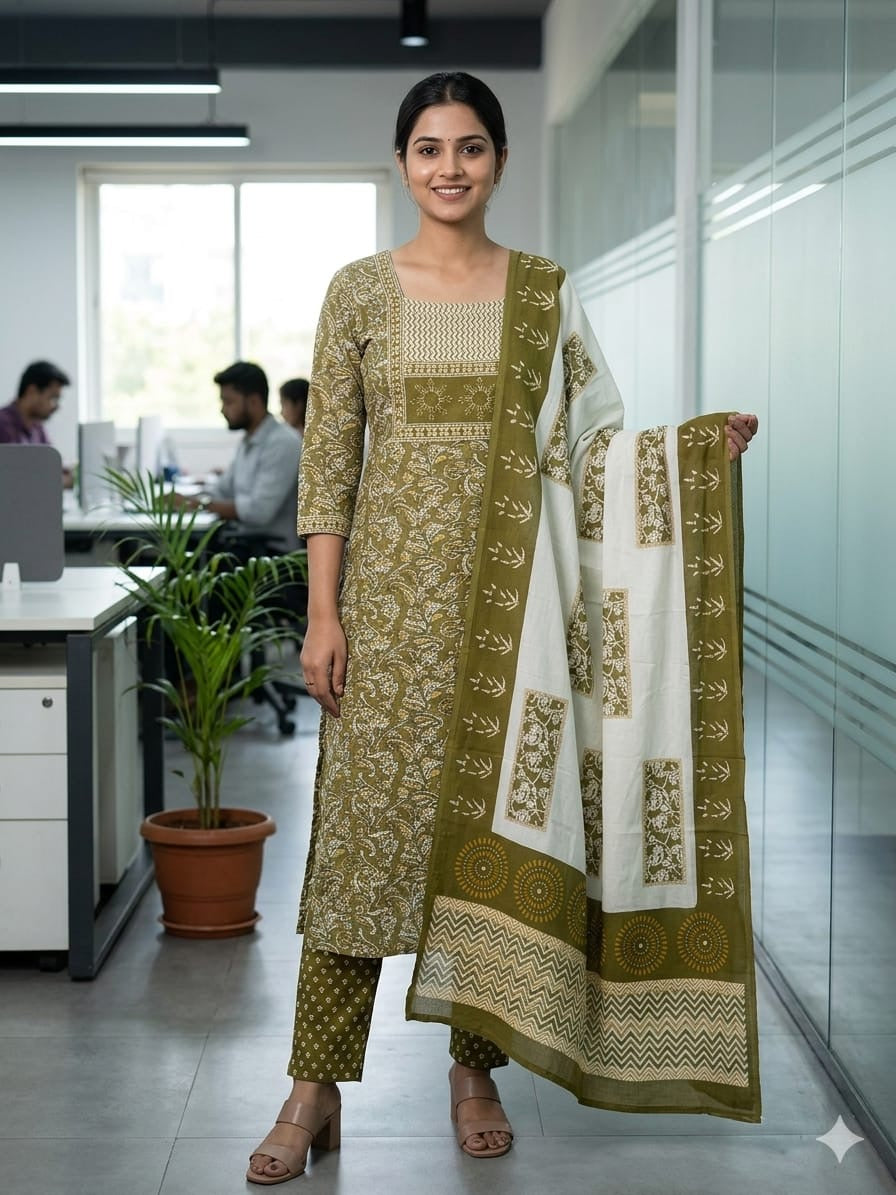 Kurti pant Duppata sets