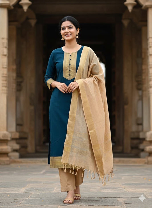 Chettinad cotton 3 pice sets