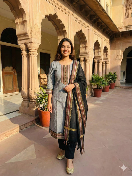 Chettinad cotton kurti pant sets