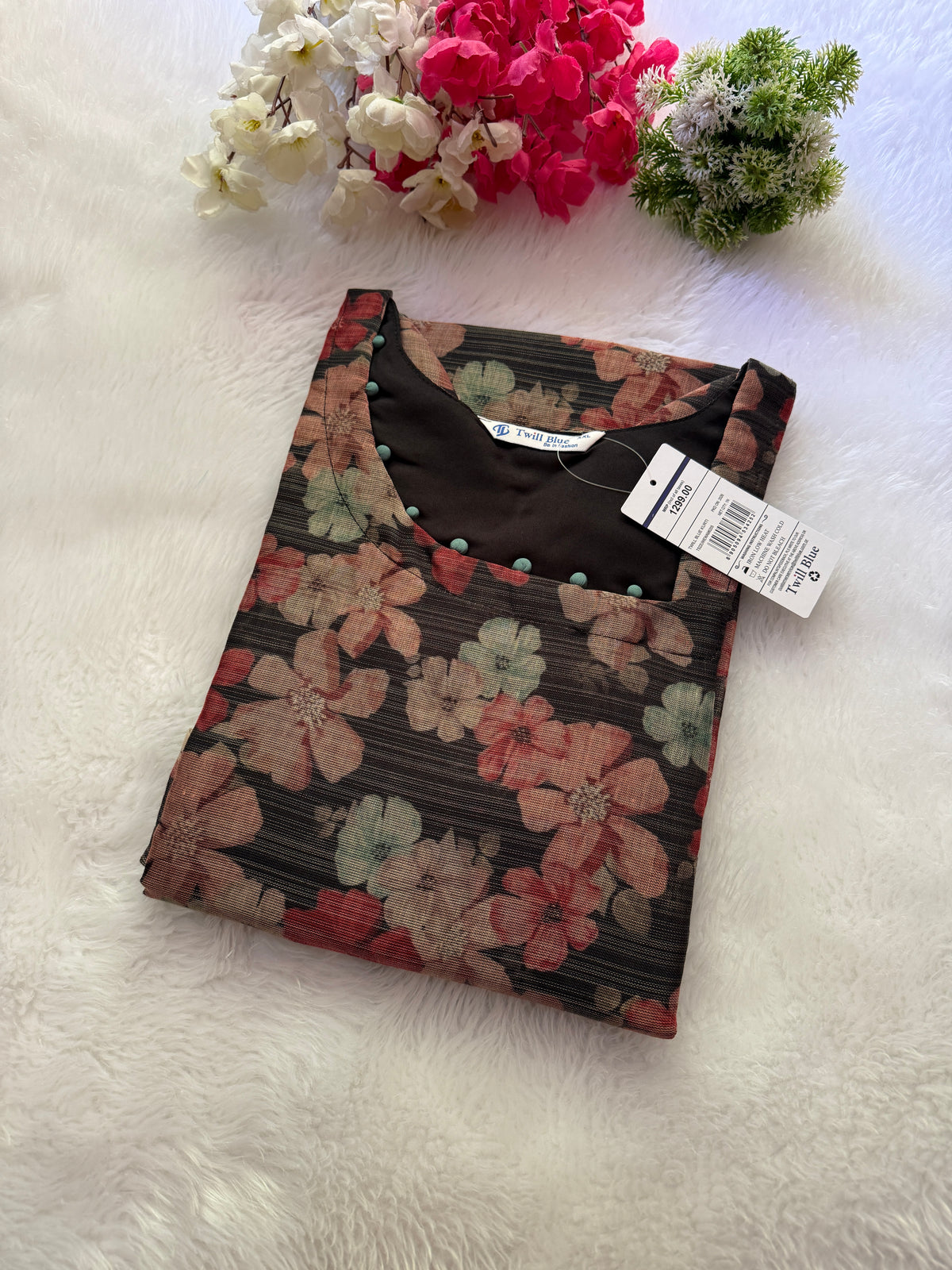 Silk tissue Kurtis