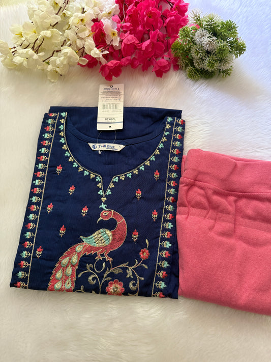 Kurti with jeggins combo