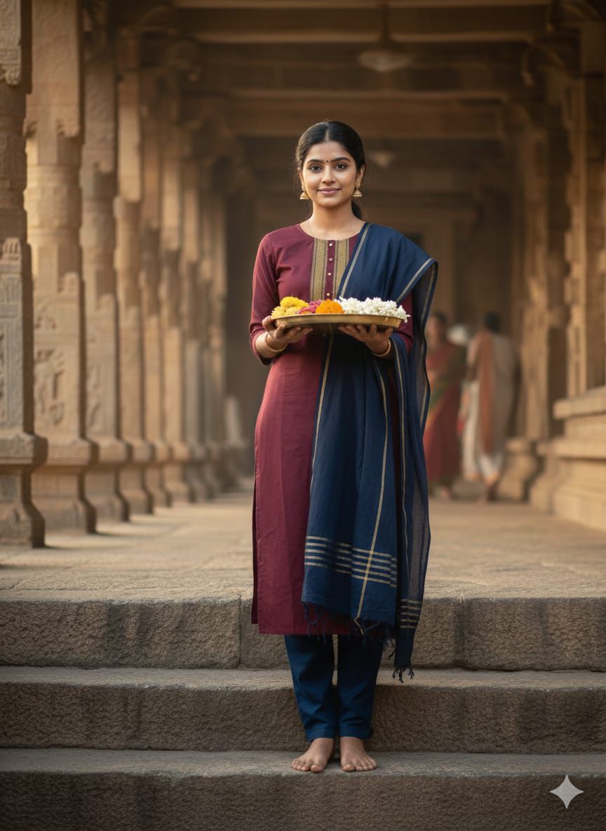 Chettinad cotton 3 piece sets