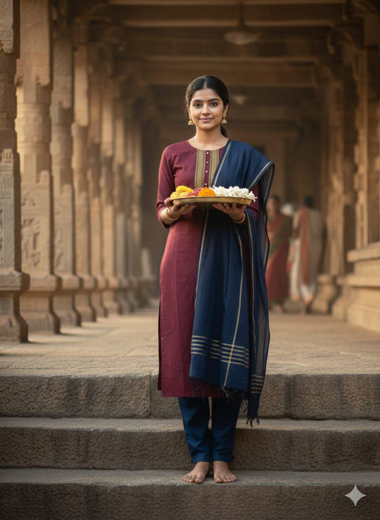 Chettinad cotton 3 piece sets