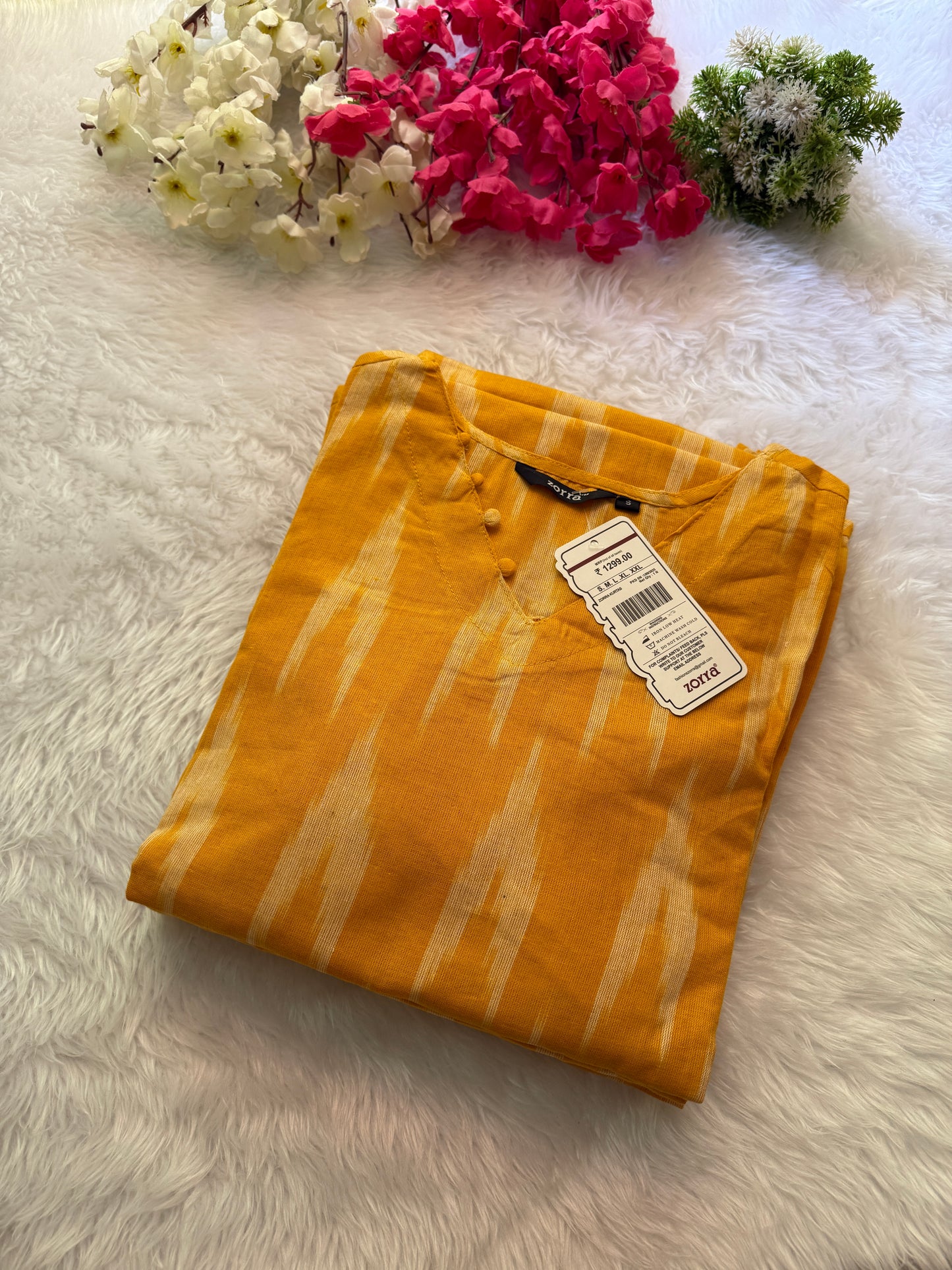 Ikkat cotton Kurtis