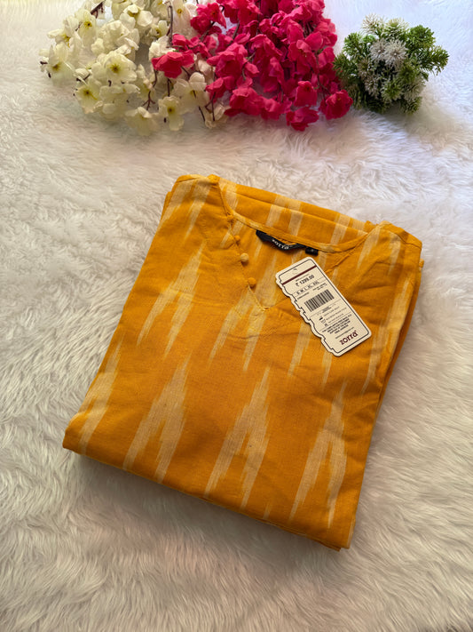Ikkat cotton Kurtis