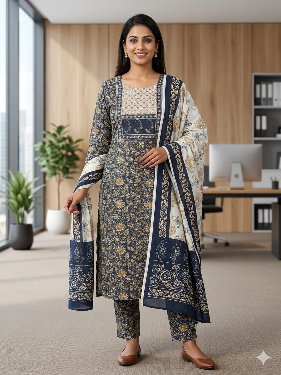Kurti pant Duppata sets