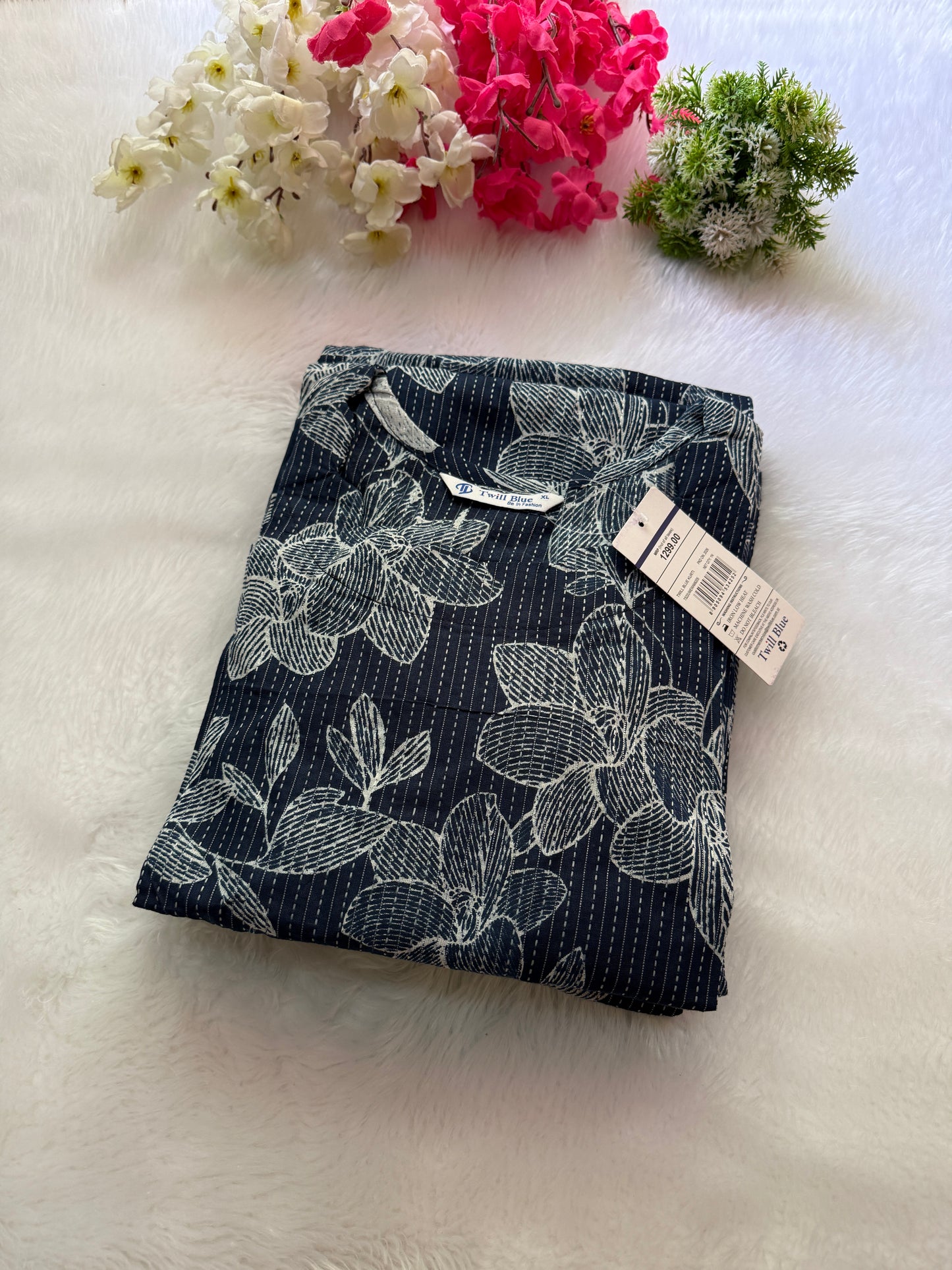 Digital katha cotton Kurtis