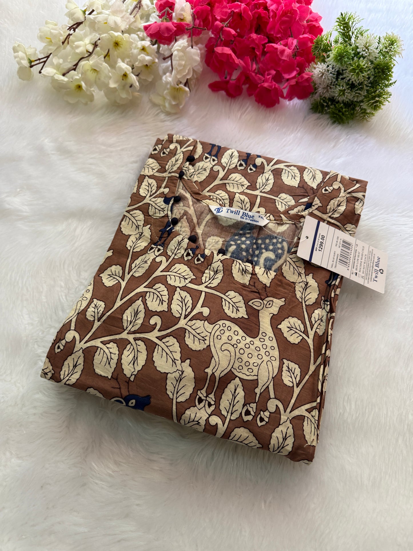 Kalamkari cotton Kurtis
