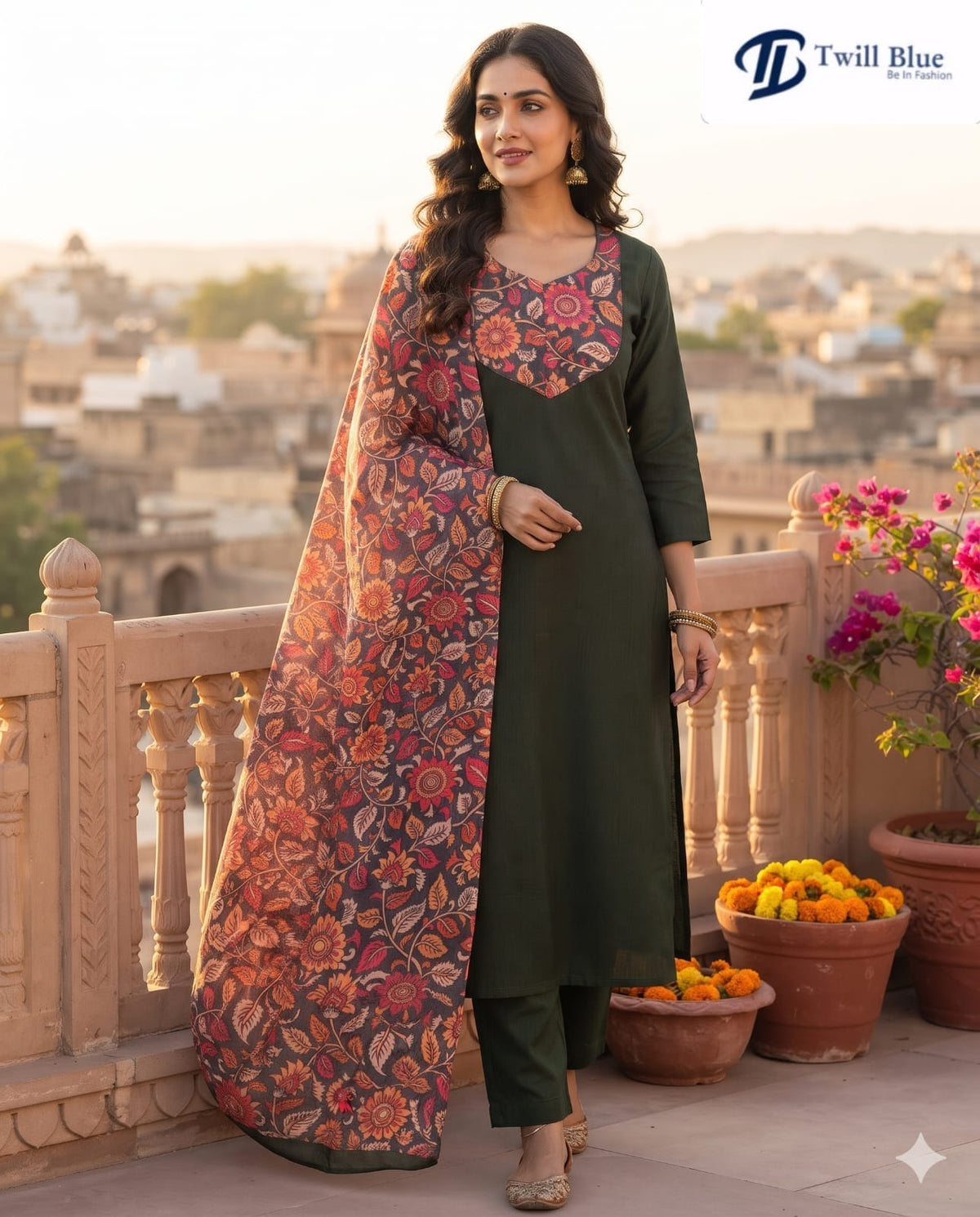 Kurti pant Duppata sets