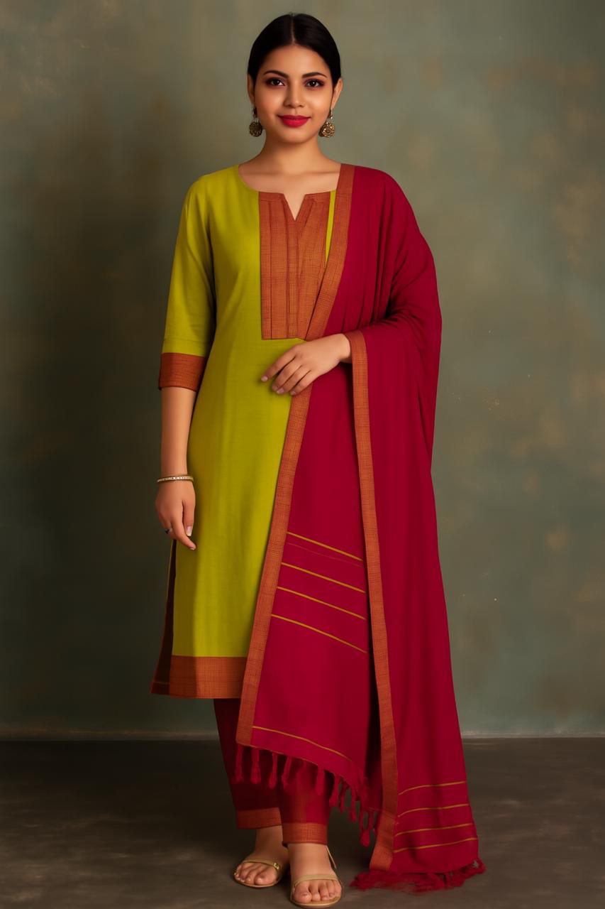 Chettinad cotton 3 piece sets