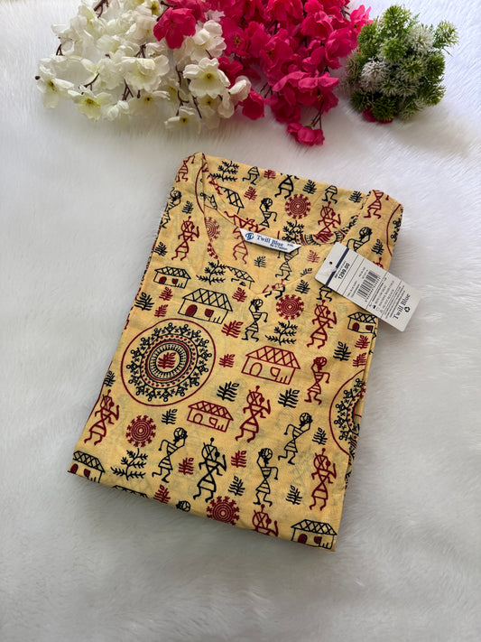 Kalamkari cotton Kurtis