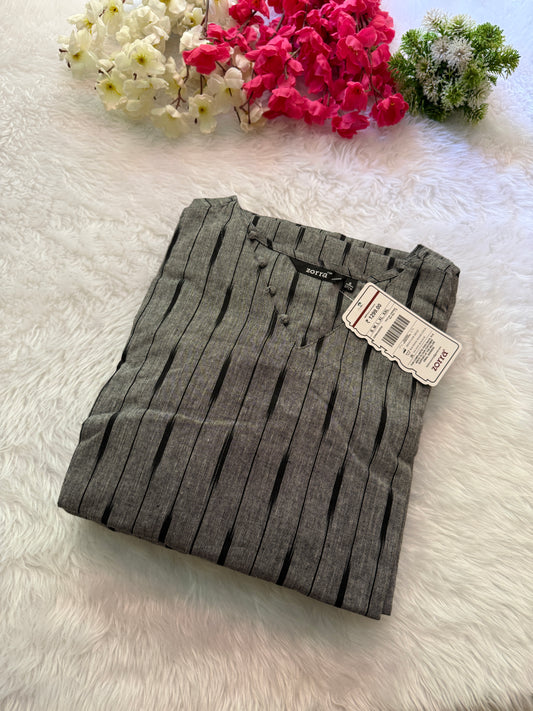 Ikkat cotton Kurtis