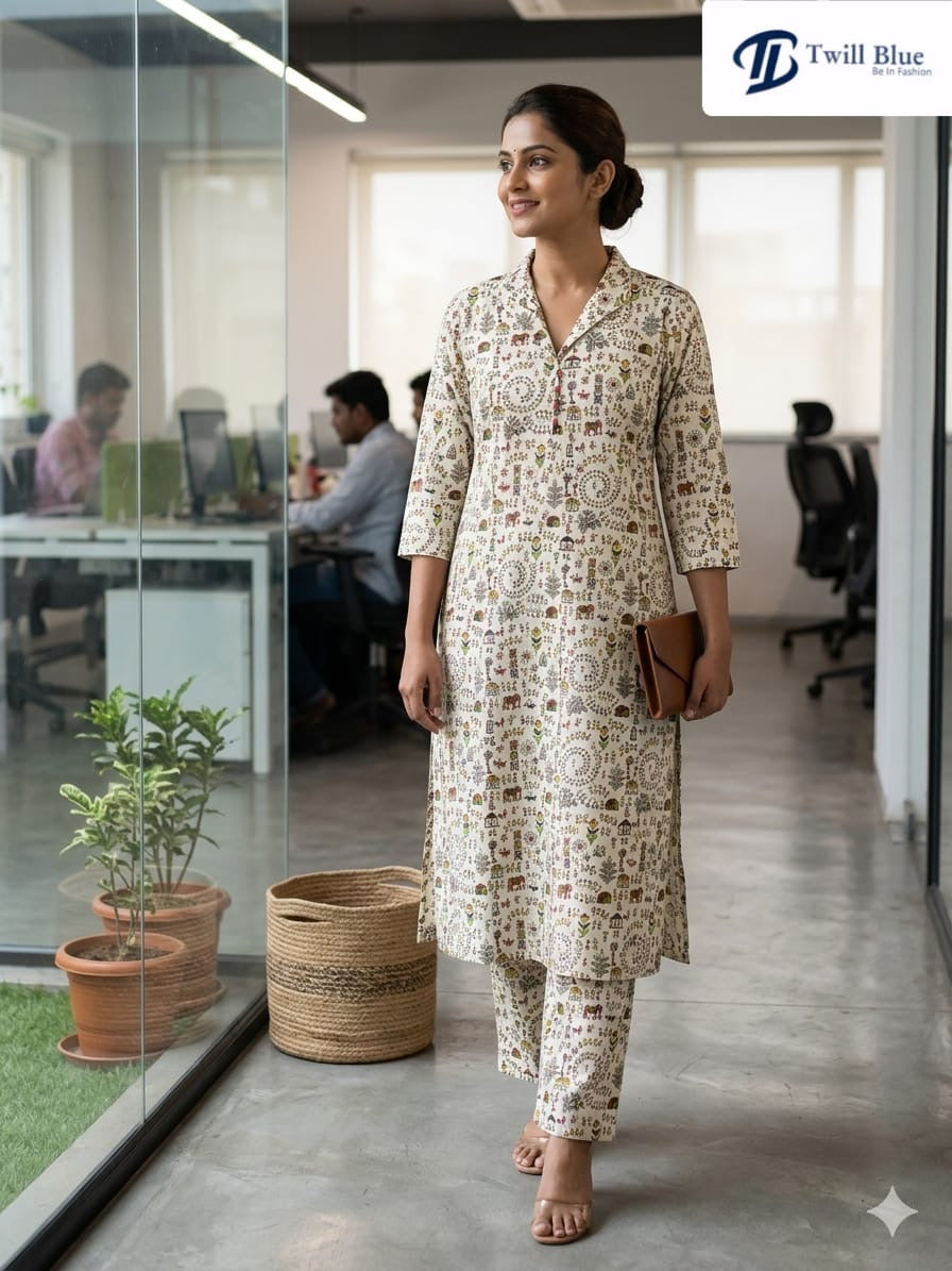 Kalamkari cotton co-ord sets