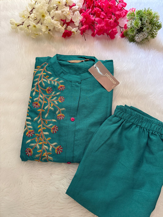 Avaasa aline kurti pant sets