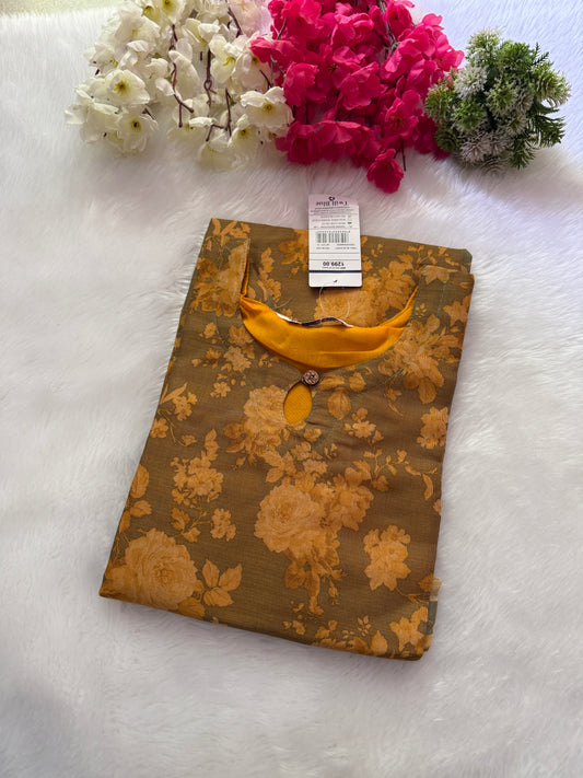 Silk tissue Kurtis