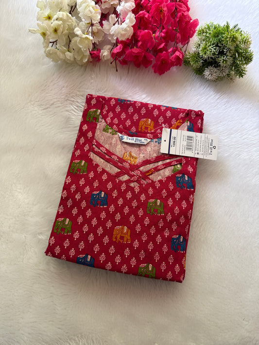 Kalamkari cotton Kurtis
