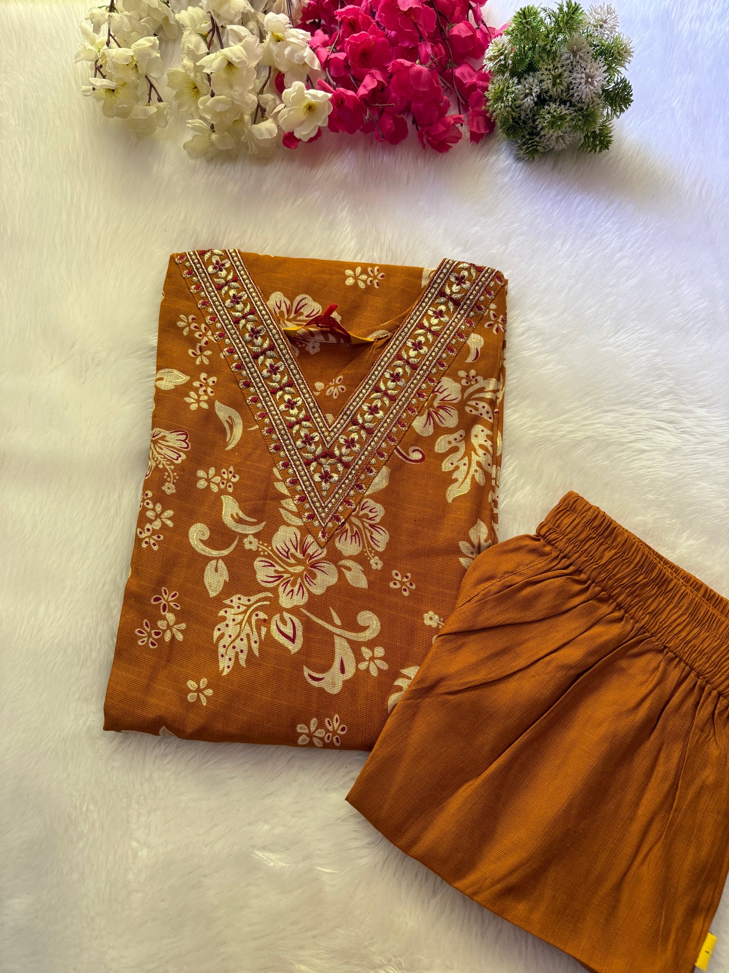 Festive wear kurti pant sets