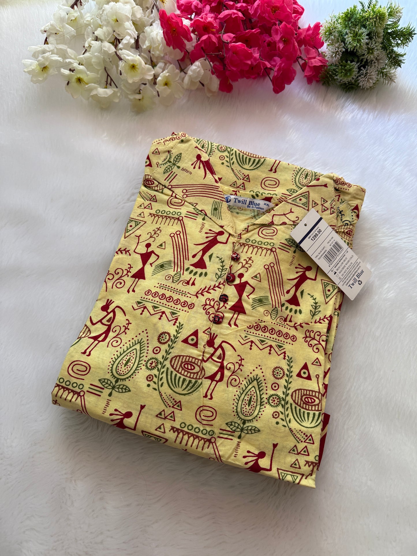 Kalamkari cotton Kurtis