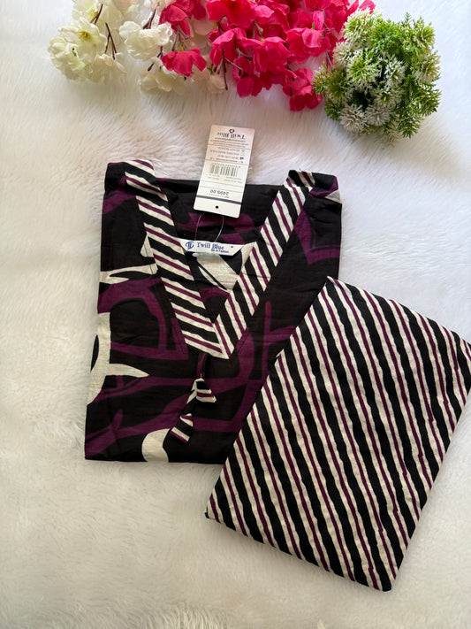 Kalamkari cotton Kurti pant sets