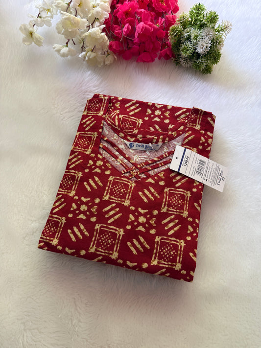 Kalamkari cotton Kurtis