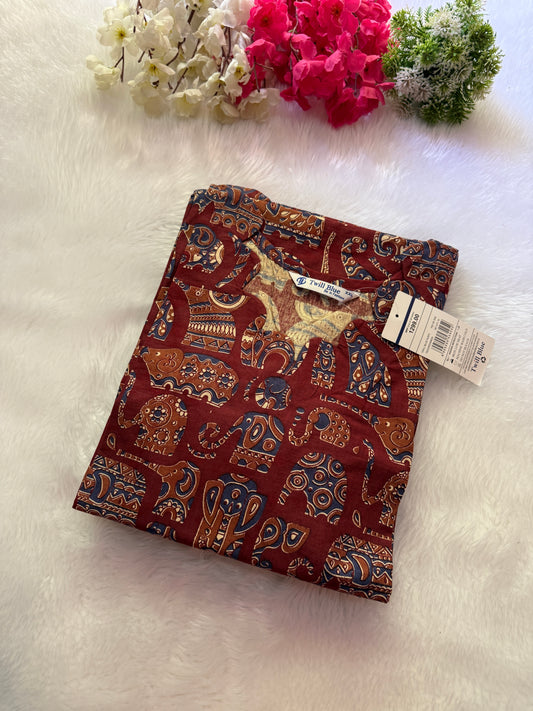 Kalamkari cotton Kurtis