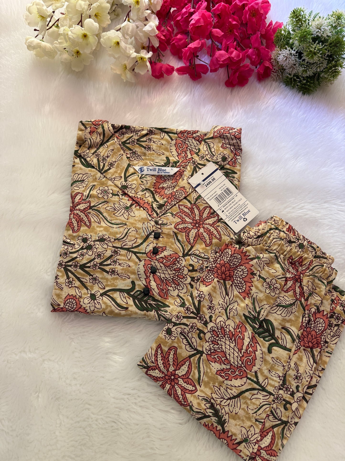 Kalamkari cotton co-ord sets